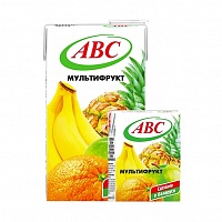 Нектар мультифруктовый «АВС» с трубочкой